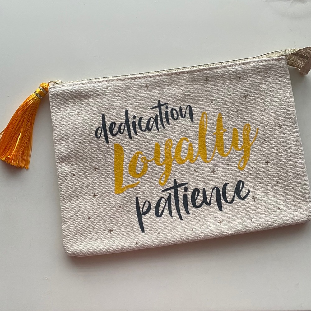 Harry Potter Hufflepuff Makeup Cosmetic Bag